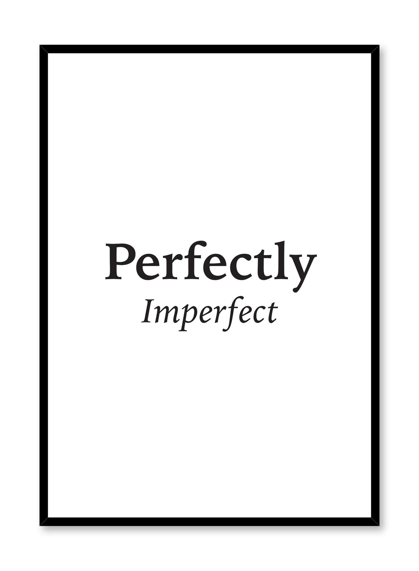 Perfectly Imperfect, Poster