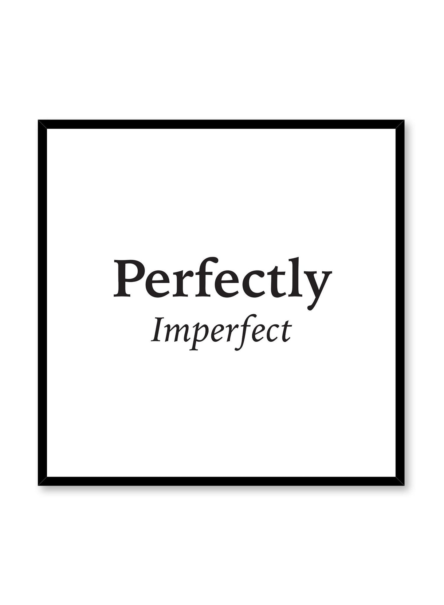 Perfectly Imperfect, Poster