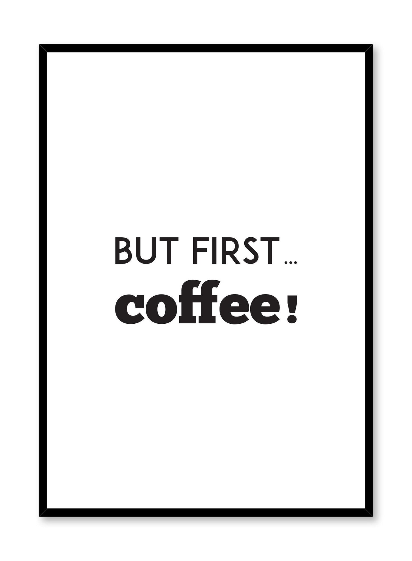 But First… Coffee, Poster