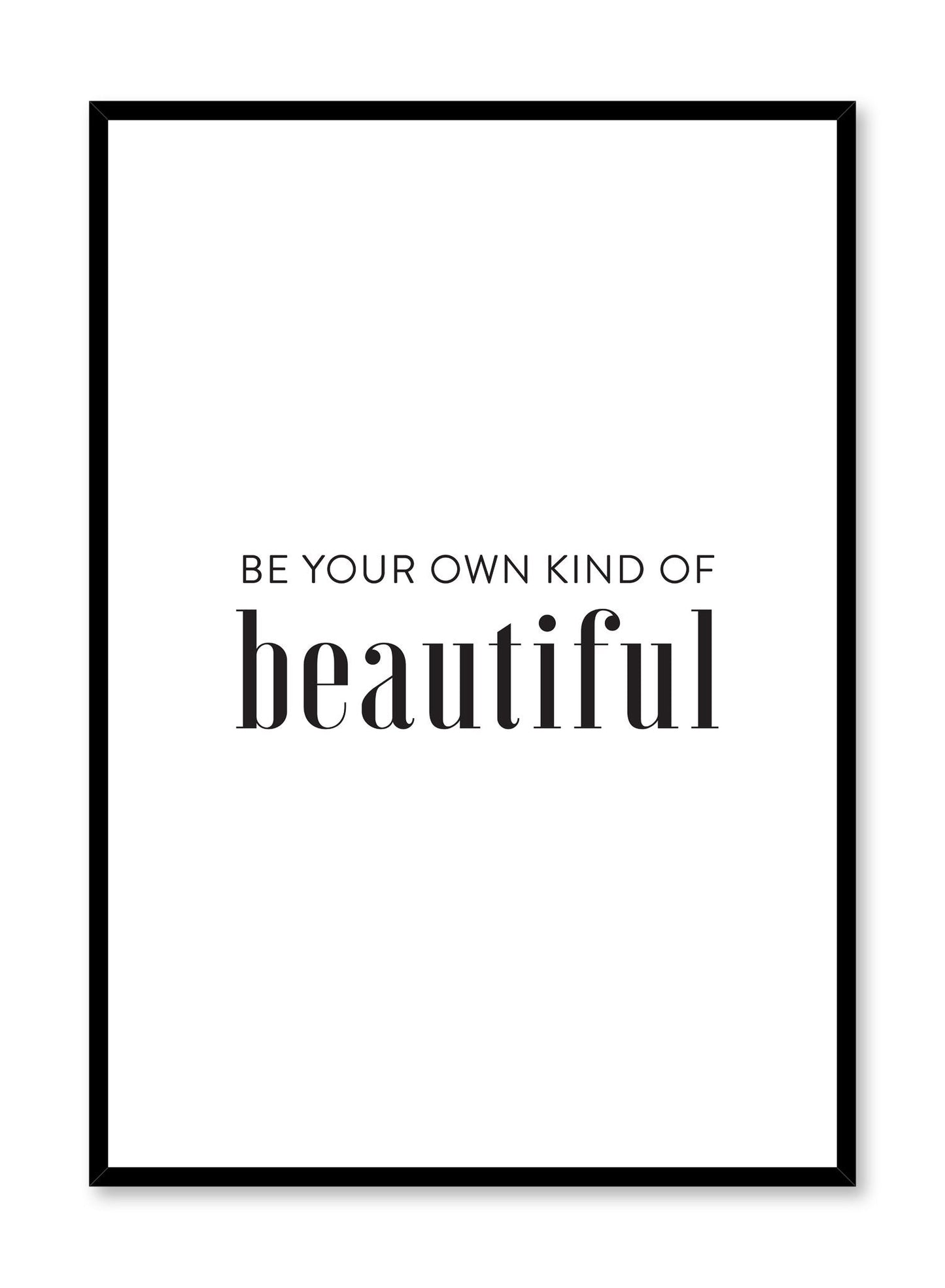 Be Your Own, Poster
