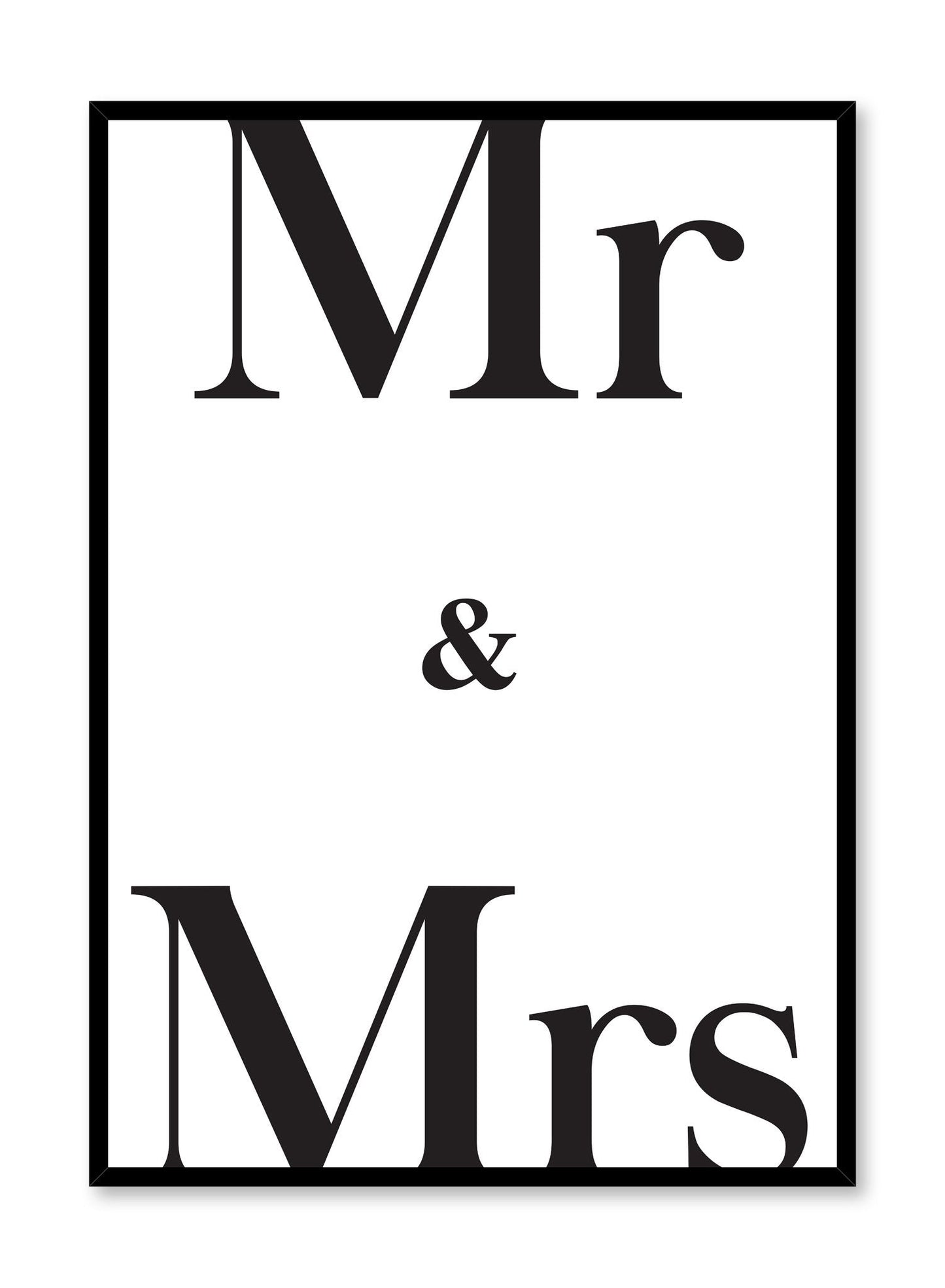 Mr. & Mrs., Poster