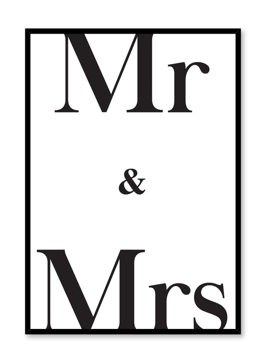 Mr. & Mrs., Poster