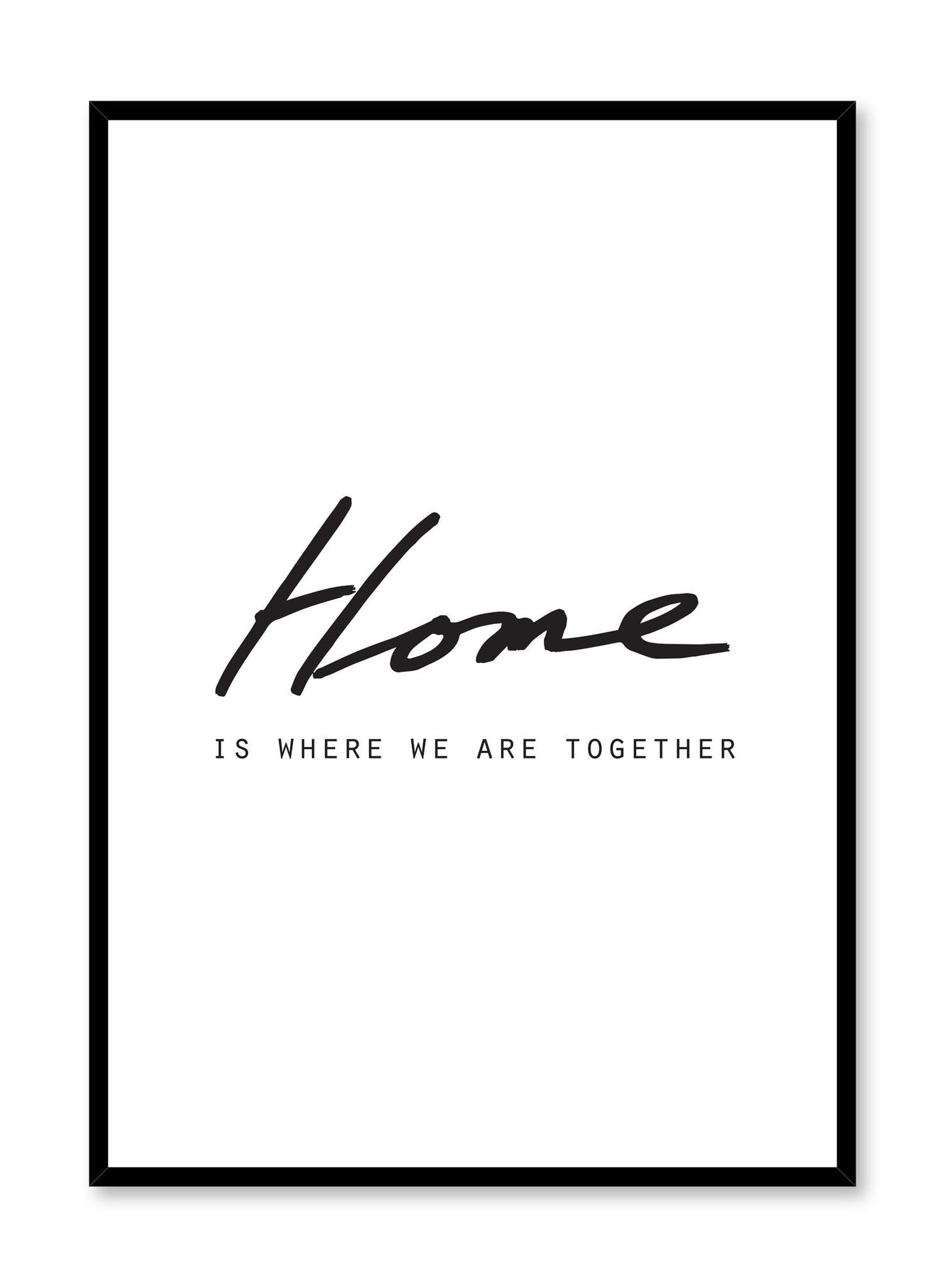 Home Is, Poster