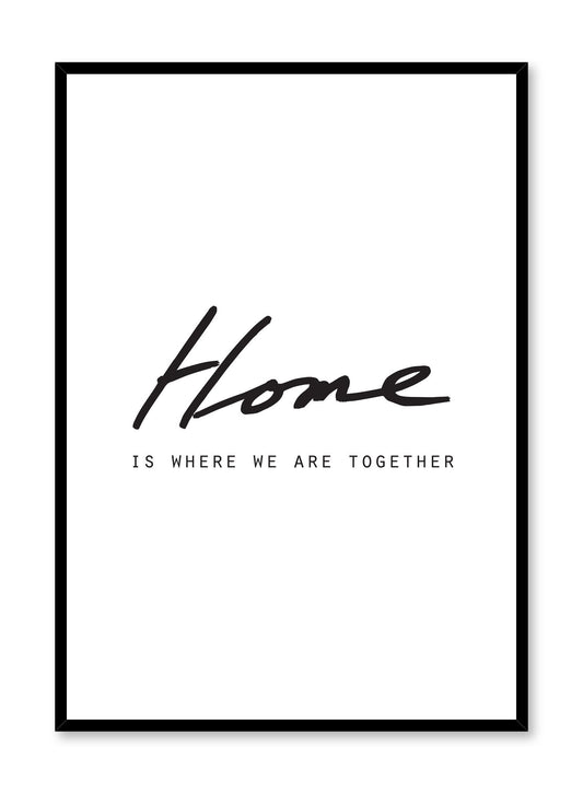 Home Is, Poster