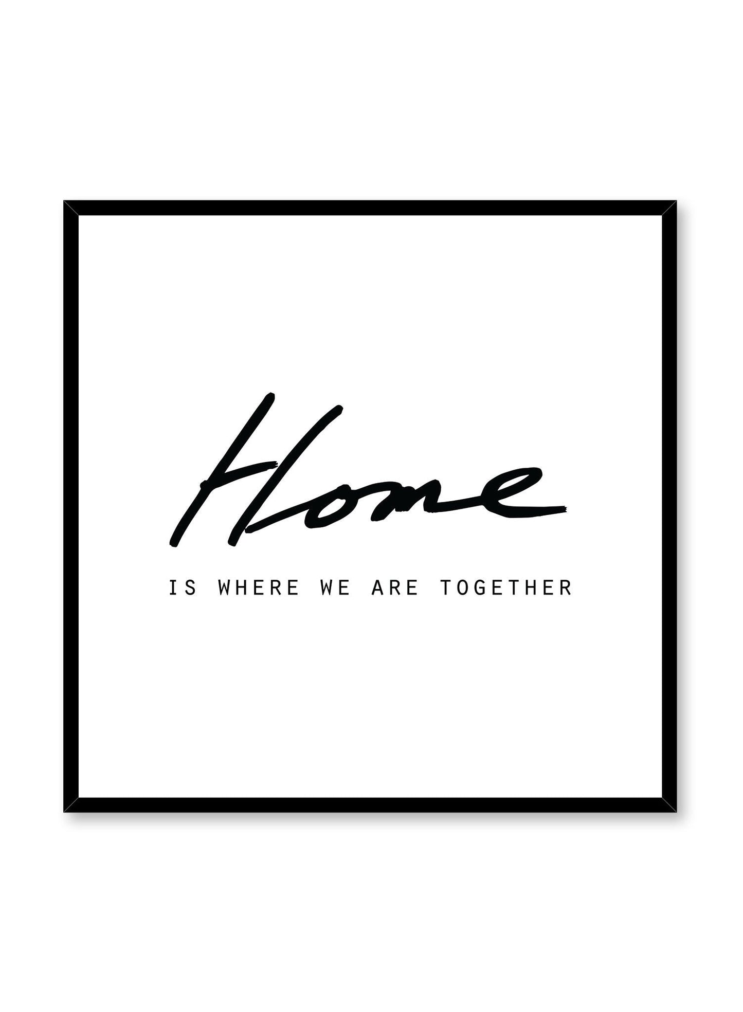 Home Is, Poster